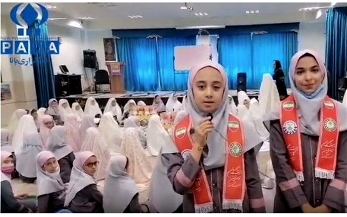 جشن روزه‌اولی‌های دبستان بابک سرمدی شهرستان نجف‌آباد/ فیلم