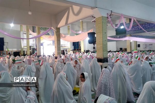 گردهمایی بزرگ دختران روزه اولی شهر الوند استان قزوین