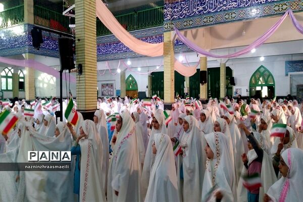 گردهمایی بزرگ دختران روزه اولی شهر الوند استان قزوین