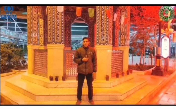 حس و حال دانش آموزان در رنگ آمیزی قبور شهدا