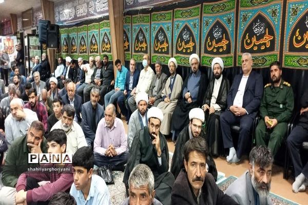 مراسم  اولین سالگرد شهدای حرم در تربت جام