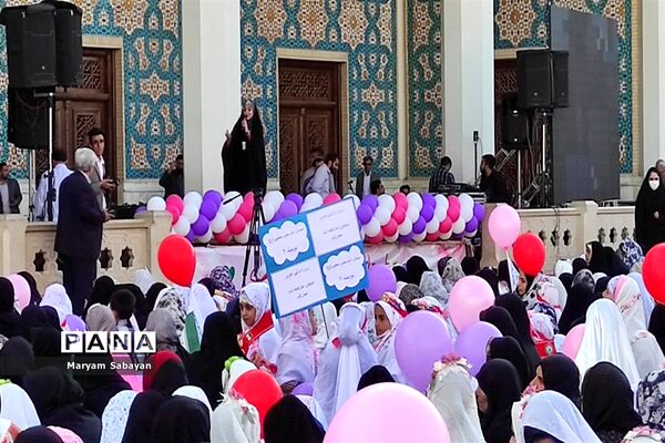 جشن بزرگ نمک پروردگان حسنی ویژه دختران روزه اولی ‌در شیراز