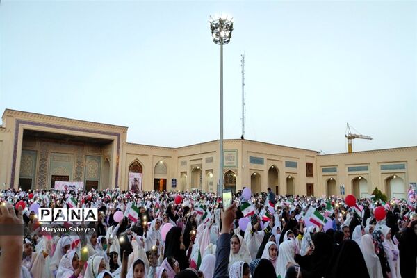 جشن بزرگ نمک پروردگان حسنی ویژه دختران روزه اولی ‌در شیراز