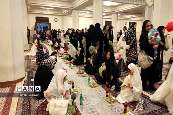 جشن بزرگ نمک پروردگان حسنی ویژه دختران روزه اولی ‌در شیراز