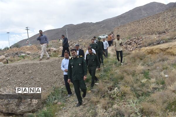 سفر یک روزه فرمانده سپاه الغدیر یزد به شهرستان بهاباد