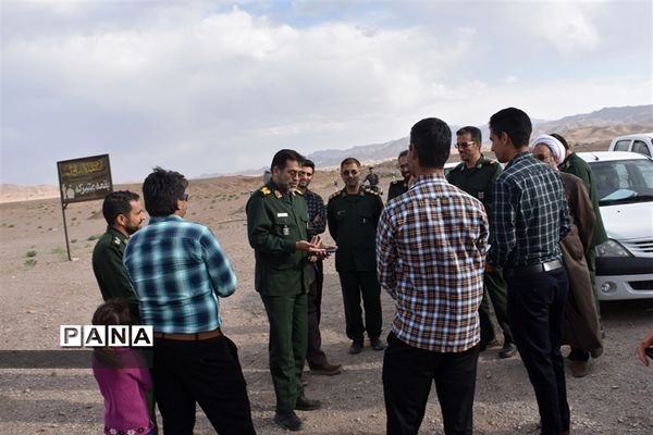 سفر یک روزه فرمانده سپاه الغدیر یزد به شهرستان بهاباد