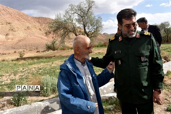 سفر یک روزه فرمانده سپاه الغدیر یزد به شهرستان بهاباد