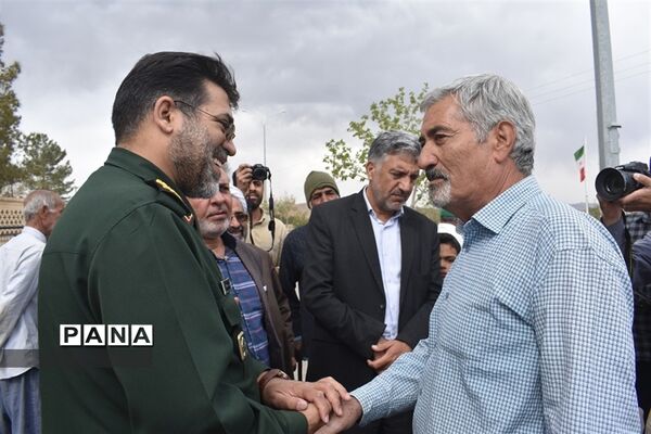 سفر یک روزه فرمانده سپاه الغدیر یزد به شهرستان بهاباد