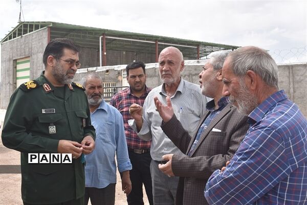 سفر یک روزه فرمانده سپاه الغدیر یزد به شهرستان بهاباد