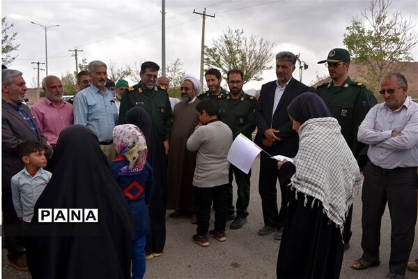 سفر یک روزه فرمانده سپاه الغدیر یزد به شهرستان بهاباد