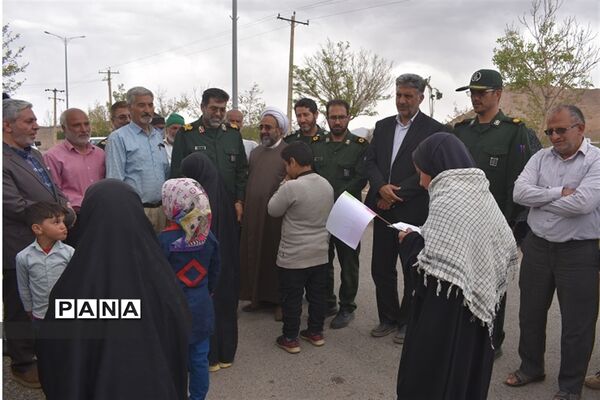 سفر یک روزه فرمانده سپاه الغدیر یزد به شهرستان بهاباد