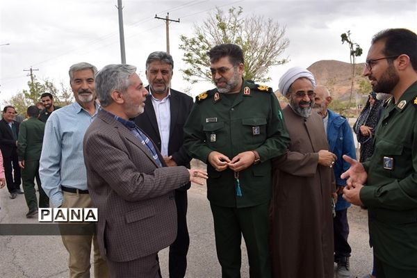 سفر یک روزه فرمانده سپاه الغدیر یزد به شهرستان بهاباد