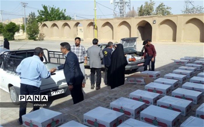 توزیع  600 بسته  گوشت بین نیازمندان شهرستان بهاباد