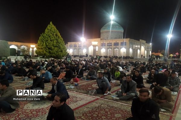 احیای شب نوزدهم ماه رمضان  در آرامگاه شهید مدرس، کاشمر