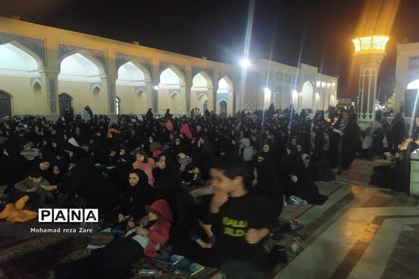 احیای شب نوزدهم ماه رمضان  در آرامگاه شهید مدرس، کاشمر