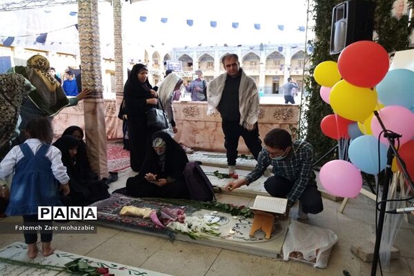 برگزاری جشن  تولد دانش‌آموز شهید  محمدرضا کشاورز در حرم مطهر شاهچراغ (ع)