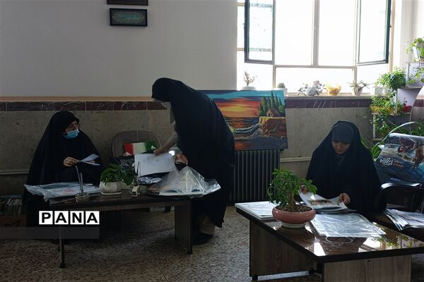 جمع‌آوری و داوری آثار جشنواره آمید فردا مدارس شهرستان قدس