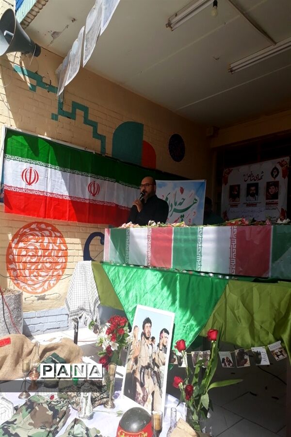 استقبال از شهید گمنام در دبستان کوثر ناحیه 5 اصفهان