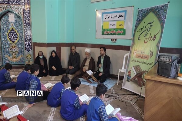 مراسم کاروان قرآنی نور در قائمشهر