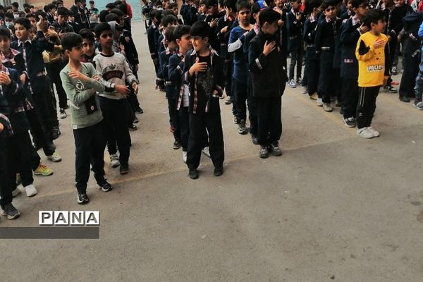 مراسم عزاداری شهادت امام علی(ع) در مدارس رودهن