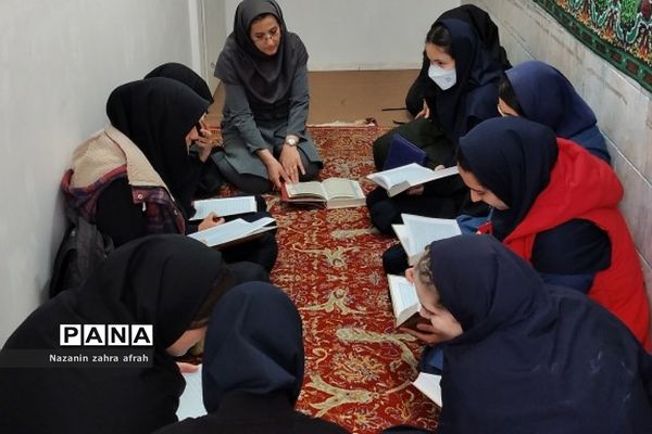 مراسم عزاداری شهادت امام علی(ع) در مدارس رودهن