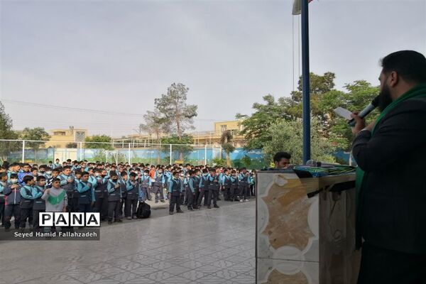 مراسم عزاداری شهادت امام علی(ع) در دبستان حضرت قاسم ابن الحسن ناحیه یک یزد