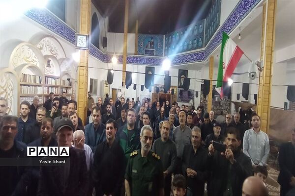 مراسم استقبال از شهید گمنام در شهرستان عباس آباد