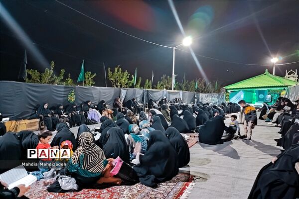مراسم عزاداری شهادت امیرالمؤمنین و احیای بیست و یکم ماه رمضان در جوار شهدای مدافع حرم