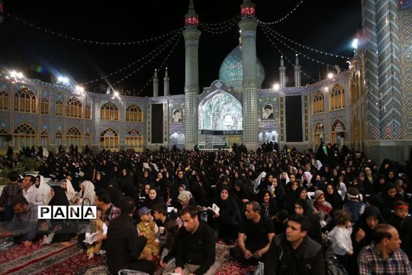 مراسم شب بیست و یکم ماه رمضان در آستان مقدس حضرت محمد هلال بن علی (ع)
