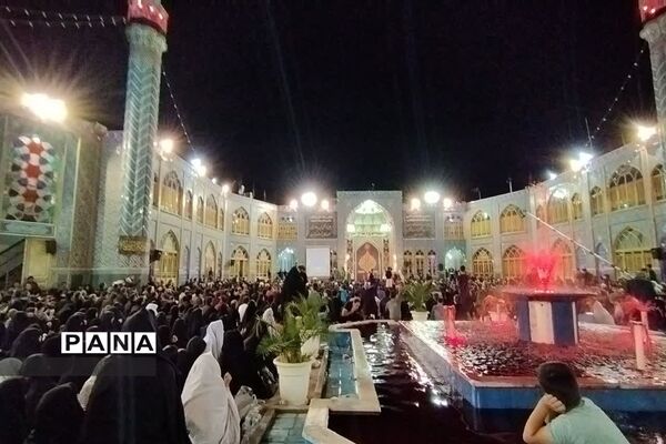 شب قدر در آستان مقدس حضرت محمد هلال ابن علی (ع) آران وبیدگل