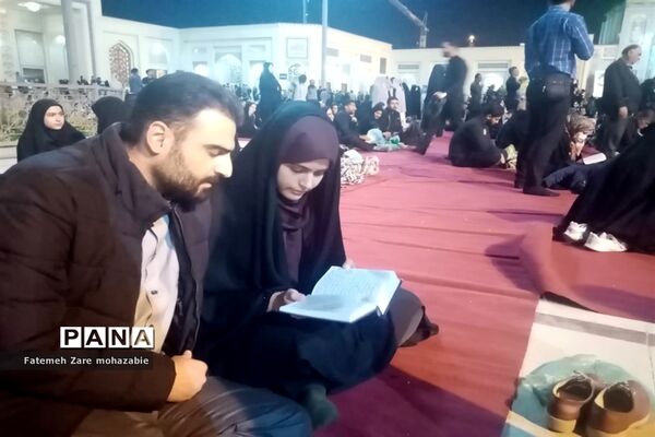 مراسم احیای شب بیست و یکم در حرم مطهر احمد بن موسی(ع)