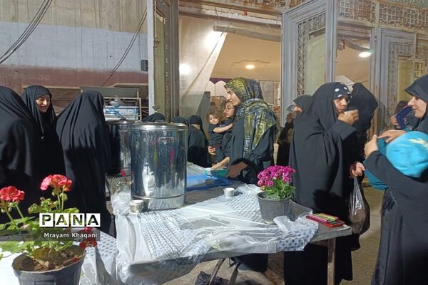 مراسم احیای شب بیست و یکم در حسینیه سیدالشهدای شیراز