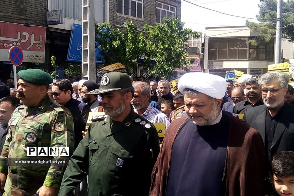 راهپیمایی روز قدس با حضور مردم تربت جام