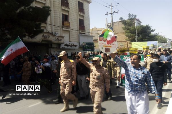 راهپیمایی روز قدس با حضور مردم تربت جام