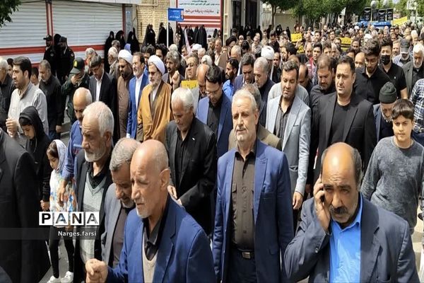 راهپیمایی روز جهانی قدس در شهر جعفریه قم