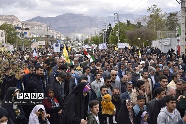 راهپیمایی روز جهانی قدس در ایلام