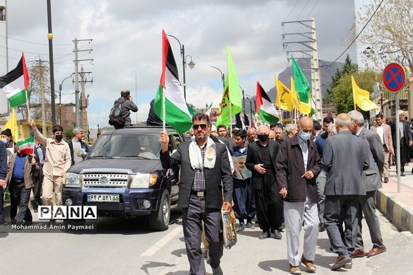 راهپیمایی روز جهانی قدس در ایلام