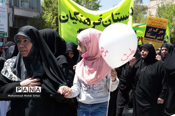 حضور با شکوه مردم آباده در راهپیمایی روز جهانی قدس