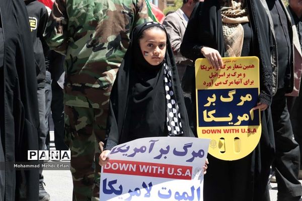 حضور با شکوه مردم آباده در راهپیمایی روز جهانی قدس