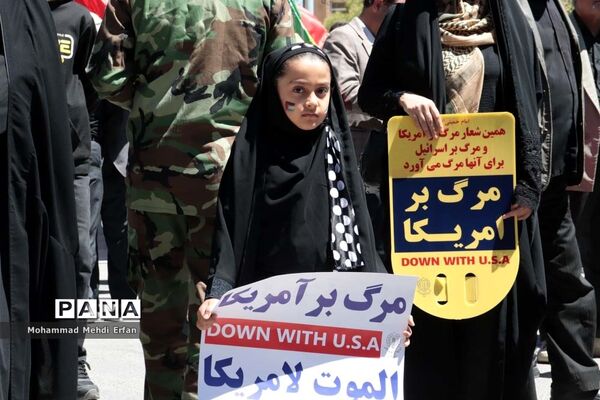 حضور با شکوه مردم آباده در راهپیمایی روز جهانی قدس
