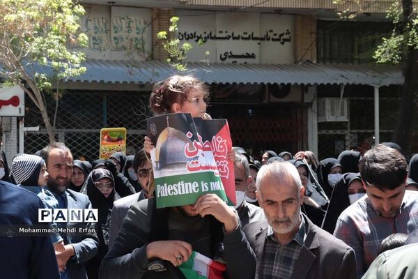 حضور با شکوه مردم آباده در راهپیمایی روز جهانی قدس