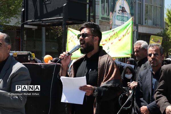 حضور با شکوه مردم آباده در راهپیمایی روز جهانی قدس
