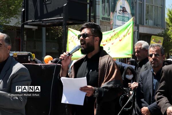 حضور با شکوه مردم آباده در راهپیمایی روز جهانی قدس