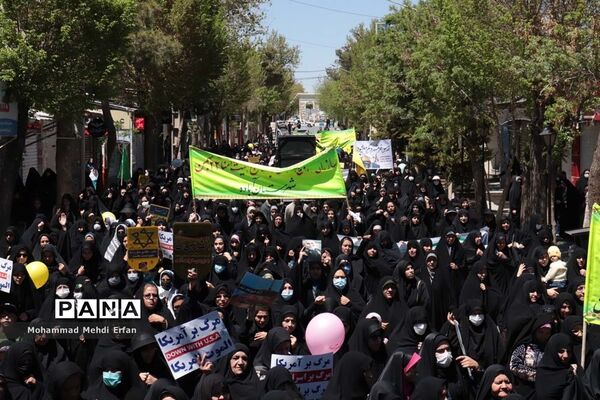 حضور با شکوه مردم آباده در راهپیمایی روز جهانی قدس