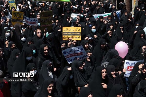 حضور با شکوه مردم آباده در راهپیمایی روز جهانی قدس
