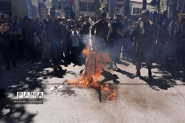 راهپیمایی روز جهانی قدس در شهرستان طرقبه شاندیز