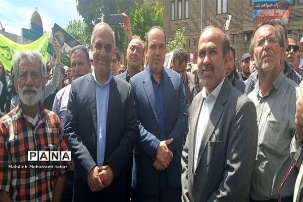 حضور پرشور مردم شیراز در راهپیمایی روز قدس