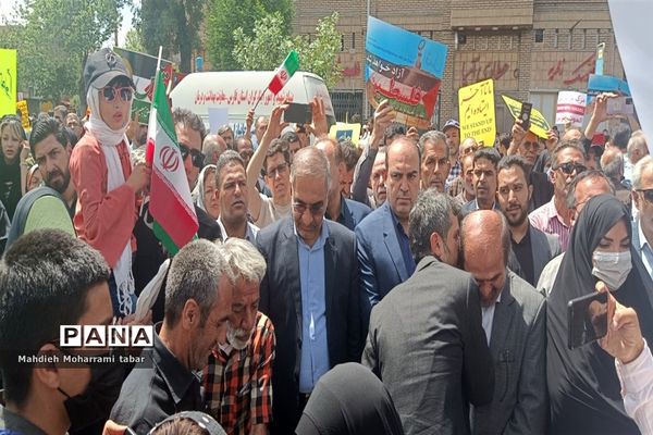 حضور پرشور مردم شیراز در راهپیمایی روز قدس