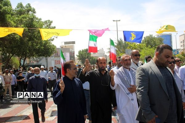 راهپیمایی روز جهانی قدس در بوشهر
