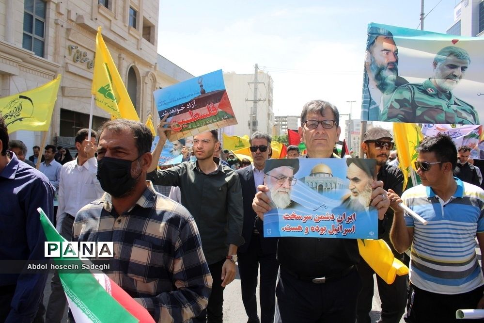 راهپیمایی روز جهانی قدس در بوشهر
